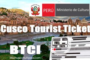 Comprehensive Cusco Tourist Ticket BTCI ticket