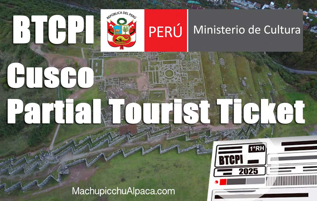 Partial Cusco Tourist Ticket Saqsayhuaman (BTCPI) - Circuit I Ticket