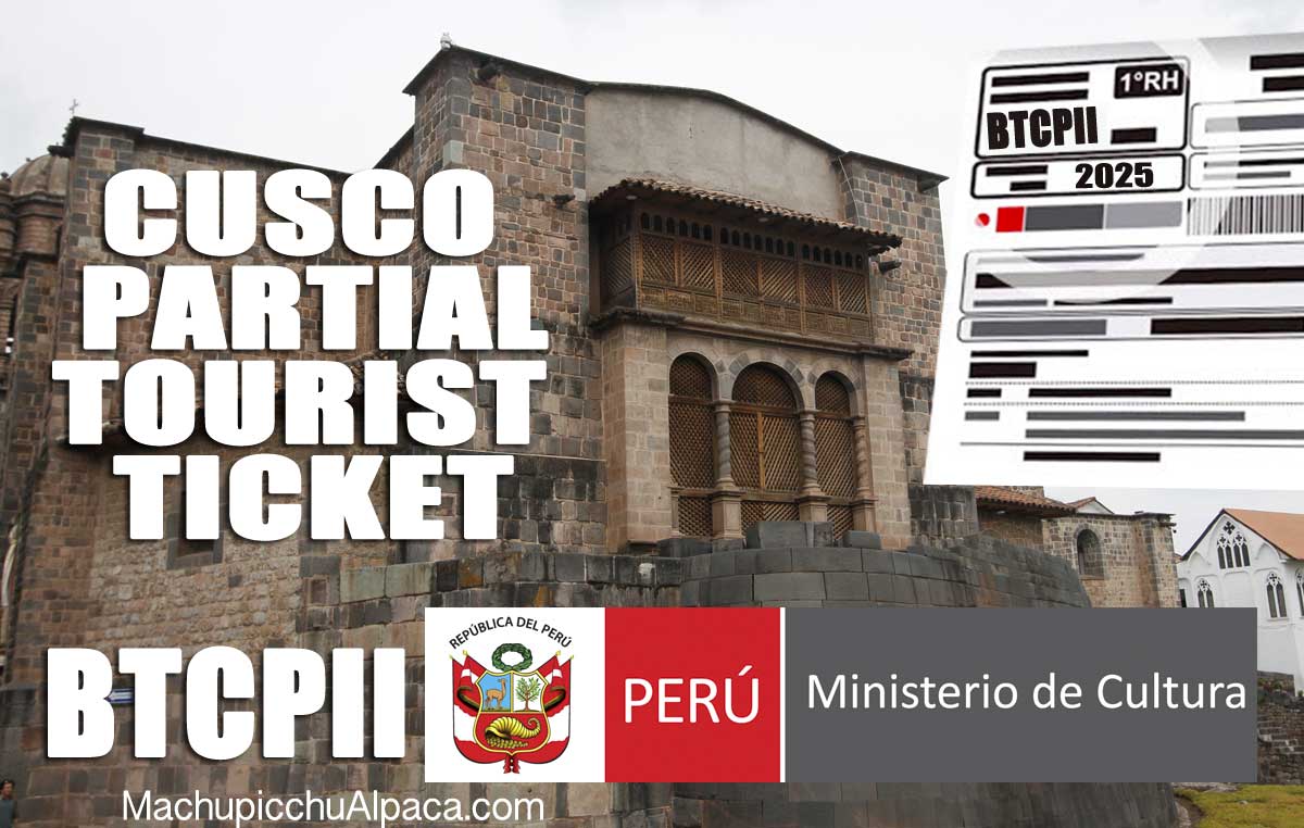 Partial Cusco Tourist Ticket Museums (BTCPII) - Circuit II Ticket