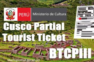 Partial Tourist Ticket Sacred Valley (BTCPIII) - Circuit III Ticket